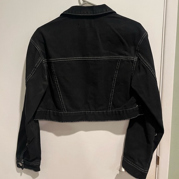 Black denim jacket - Picture 2 of 2